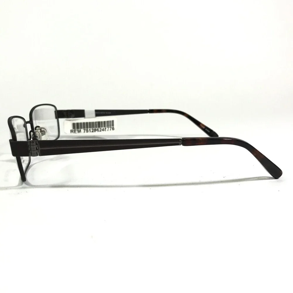 Jones New York Eyeglasses Frames J340 BROWN Rectangular Full Rim 56-18-140